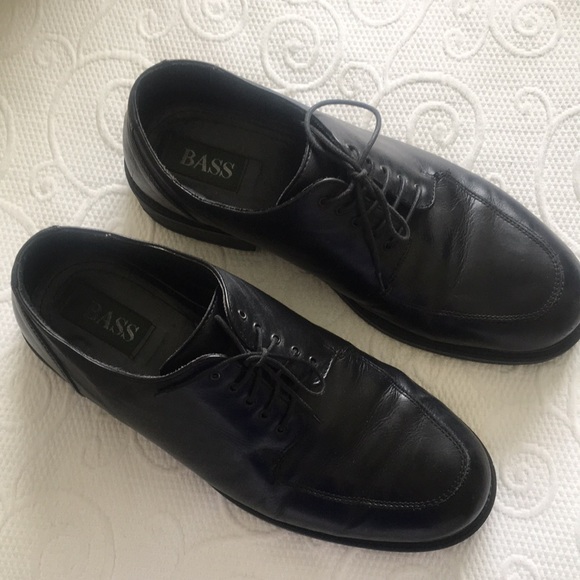 bass black dress shoes